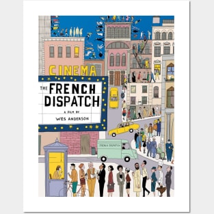 The French Dispatch Cinema Poster Posters and Art